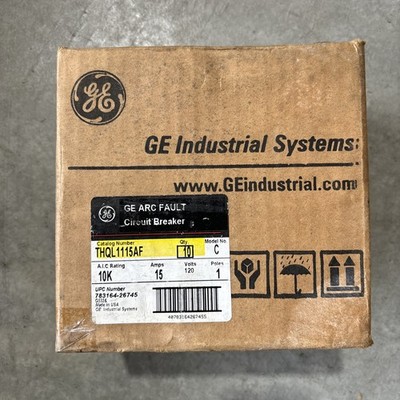 10 x GE Combination Arc Fault Breaker, 15a 120/240v, THQL1115AF2S NEW