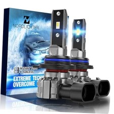 Bulbs Fog Light Bulbs 300 Brighter 6500K Xenon White Fanless Wireless 9012