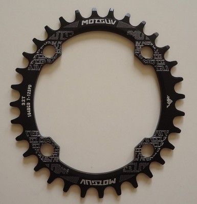 YBEKI 32T Oval Kettenblatt 104BCD Narrow Wide MTB Road BMX 8-11-fach Kettenblatt