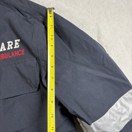 Vintage EMT Care Ambulance USA Jacket Blue Men’s Size Small Reflective - Picture 7 of 8