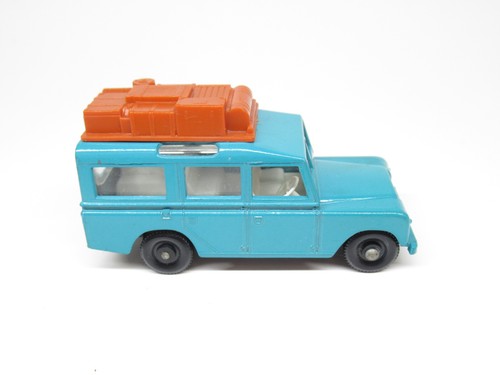 MATCHBOX LESNEY #12 PALE BLUEISH GREEN LAND ROVER SAFARI MINT MINUS - Picture 2 of 6