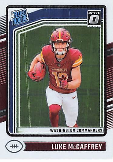 2024 Panini Optic Luke Mccaffrey Rookie #268 Commanders