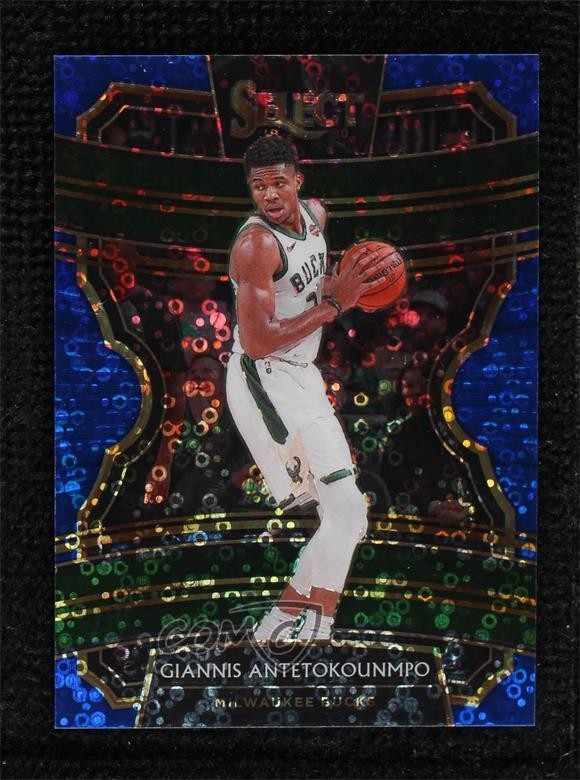2019 Select Concourse Hybrid Blue Disco Prizm 9/25 Giannis Antetokounmpo #22 hs9