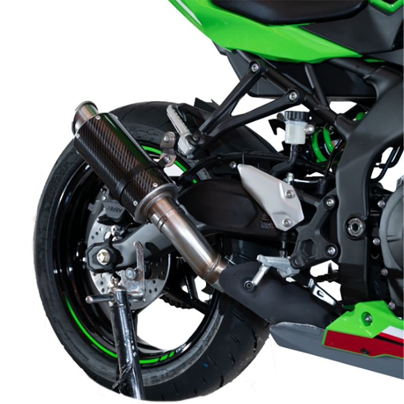 HOTBODIES MGP EXHAUST SLIP-ON CARBON Kawasaki ZX400 Ninja ZX