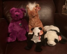 Ty Beanie Buddies/Beanie Baby NWT/Lot Of 4