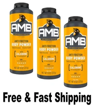 Anti Monkey Butt Anti Chafing, Anti Itch Body Powder and Foot Powder, 8 Oz, 3pk