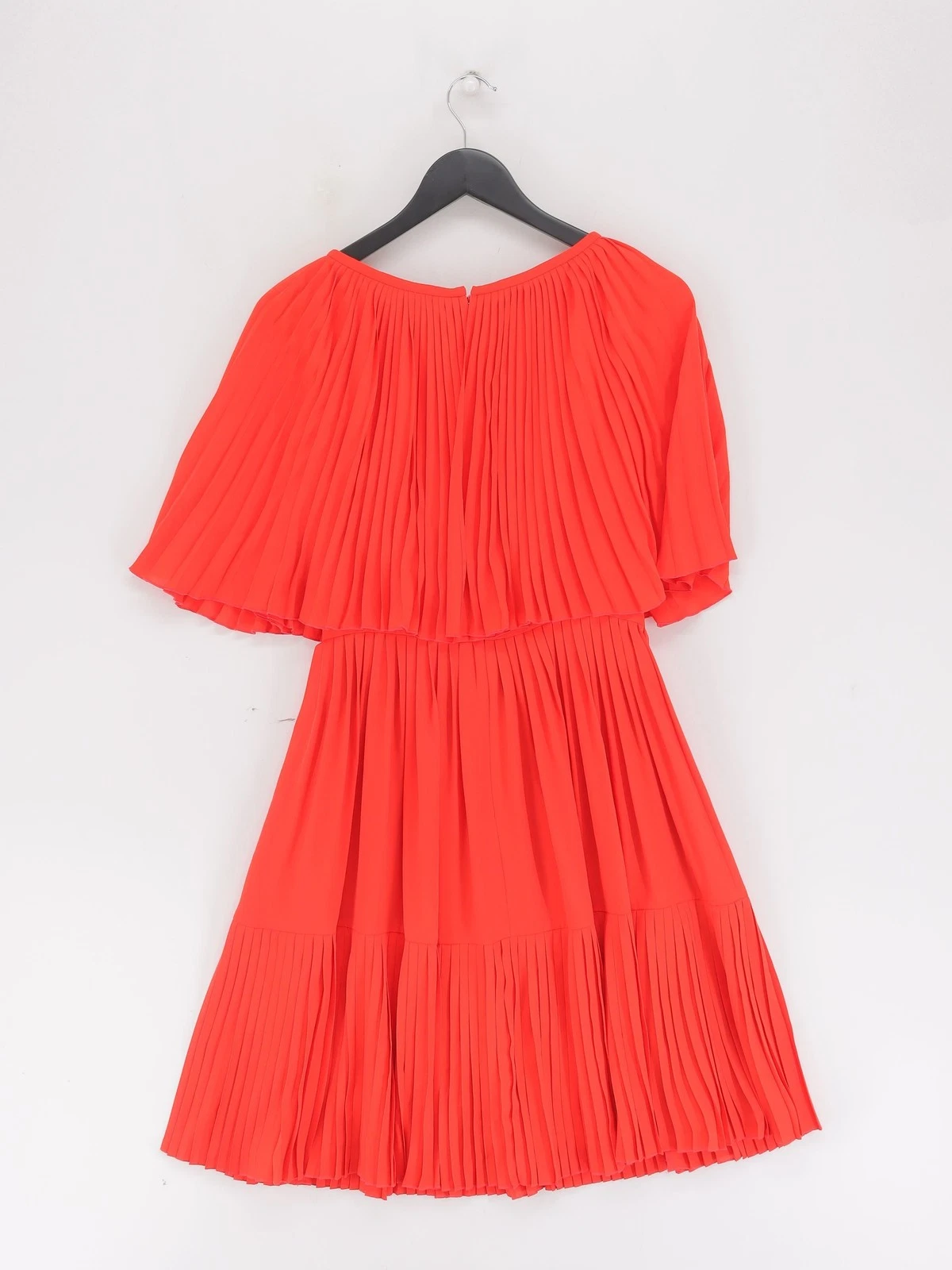 Abito midi donna Kate Spade UK 6 rosso 100% poliestere linea A