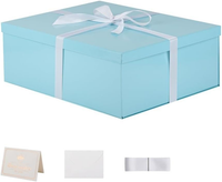 Geschenkbox Mit Deckel 42 X 32 X 15.5 Cm Groß Xxl, Geschenkbox Mit Schleifen, Gr