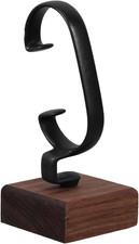 Watch Display Stand: Single Watch Holder Stand for Men - Black Walnut Wood