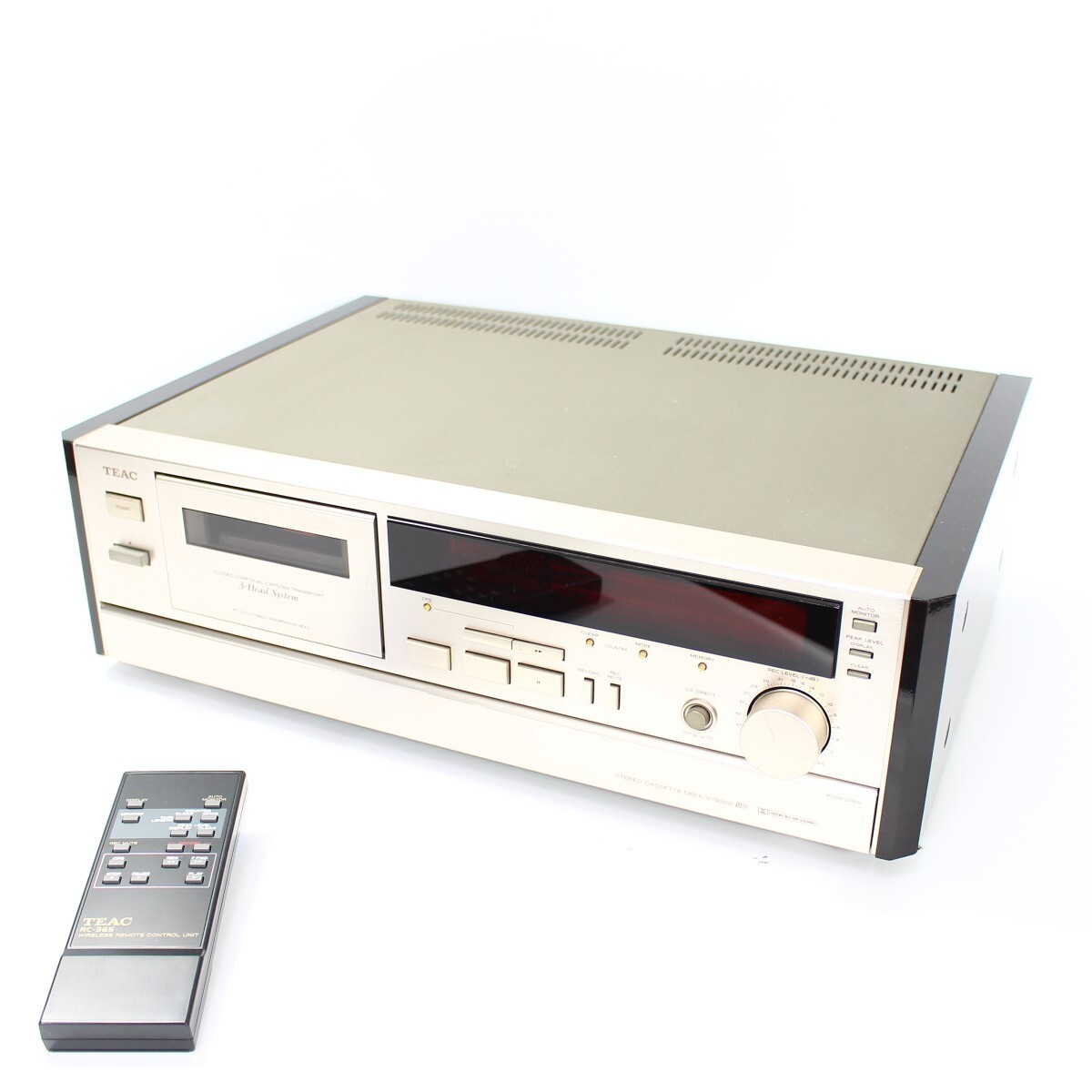 カセットデッキ　TEAC V-9000 ジャンク品 JUNK TEAC V-9000 Stereo Cassette Deck Power On For Parts | eBay