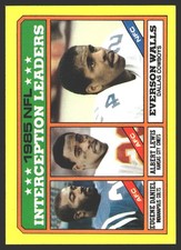 Eugene Daniel / Albert Lewis / Everson Walls #229b 1986 Topps