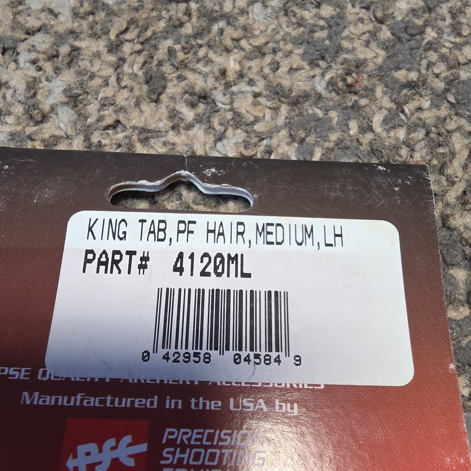 Neet Archery Calf Hair Shooting Tab - Right Hand