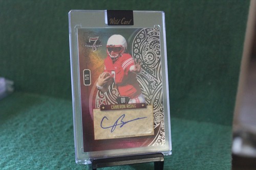 2023 Wild Card Seven Card Studs Cameron Rising 1/1 Auto 7ccr-a Mint