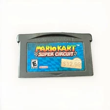 Mario Kart Super Circuit (2001) GameBoy Advance GBA Authentic - Tested & Working