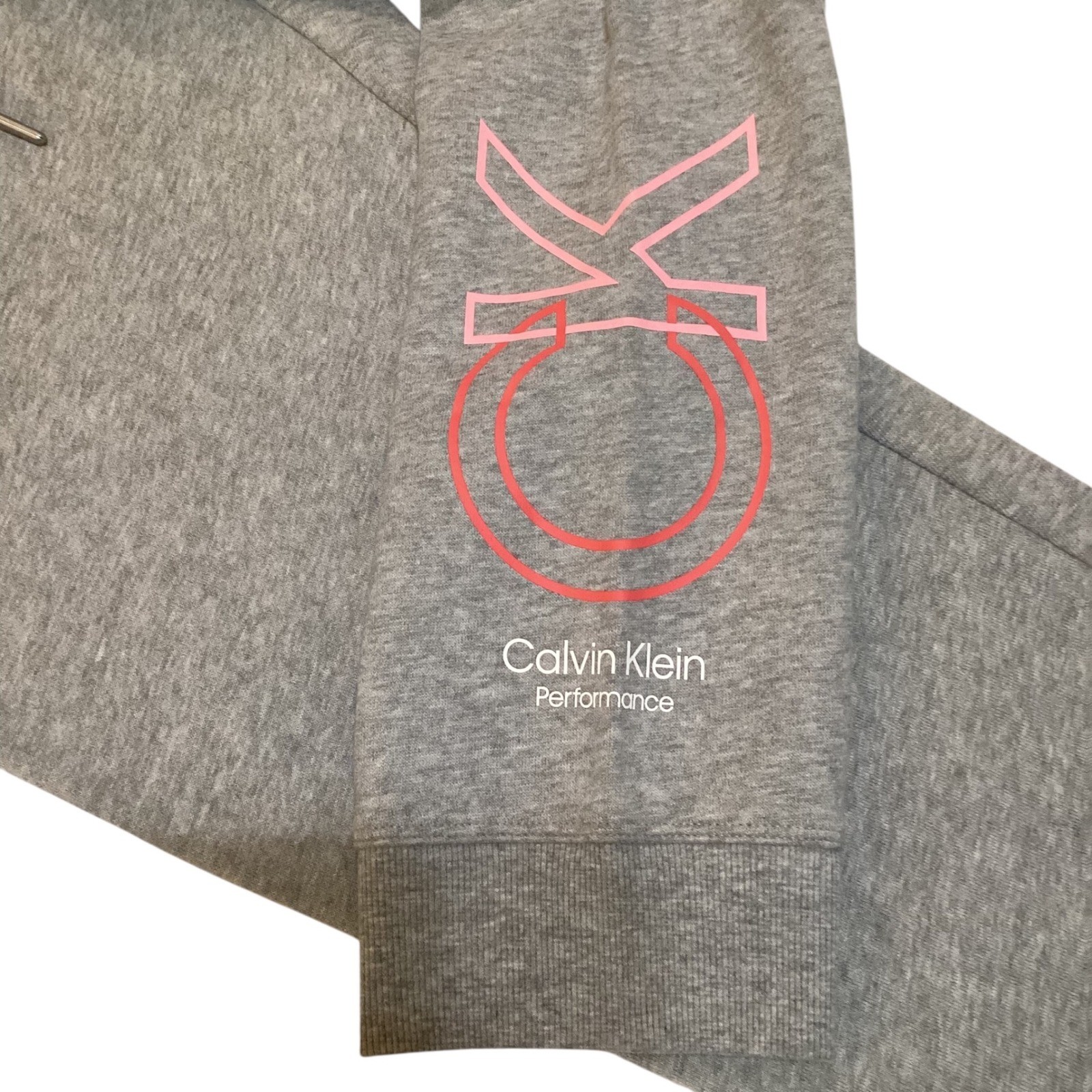 Calvin Klein Performance Gray Logo Jogger Sweatpants Women L/G thumbnail 6