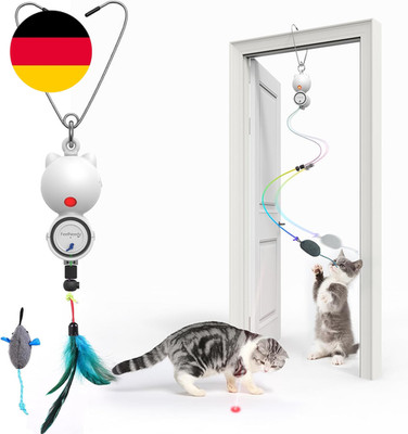 FEELNEEDY Katzenspielzeug Elektrisch Mit LED Red Light Spielzeug Für Katzen, Cat