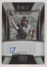 2022 Select Draft Picks X-Factor Signatures Silver Prizm Dustin Crum Auto i5f