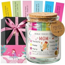 Bible Verse Jar for Mom, Bible Verses in A Jar for Bible Emotions Jar for Mom