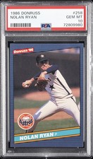1986 DONRUSS #258 NOLAN RYAN PSA 10