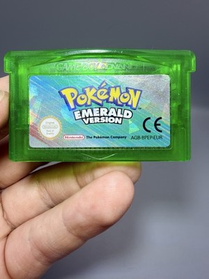 Sehr guter Zustand Original Nintendo   Neue Batterie   Pokemon Smaragd Gameboy Advance GBA 41E3