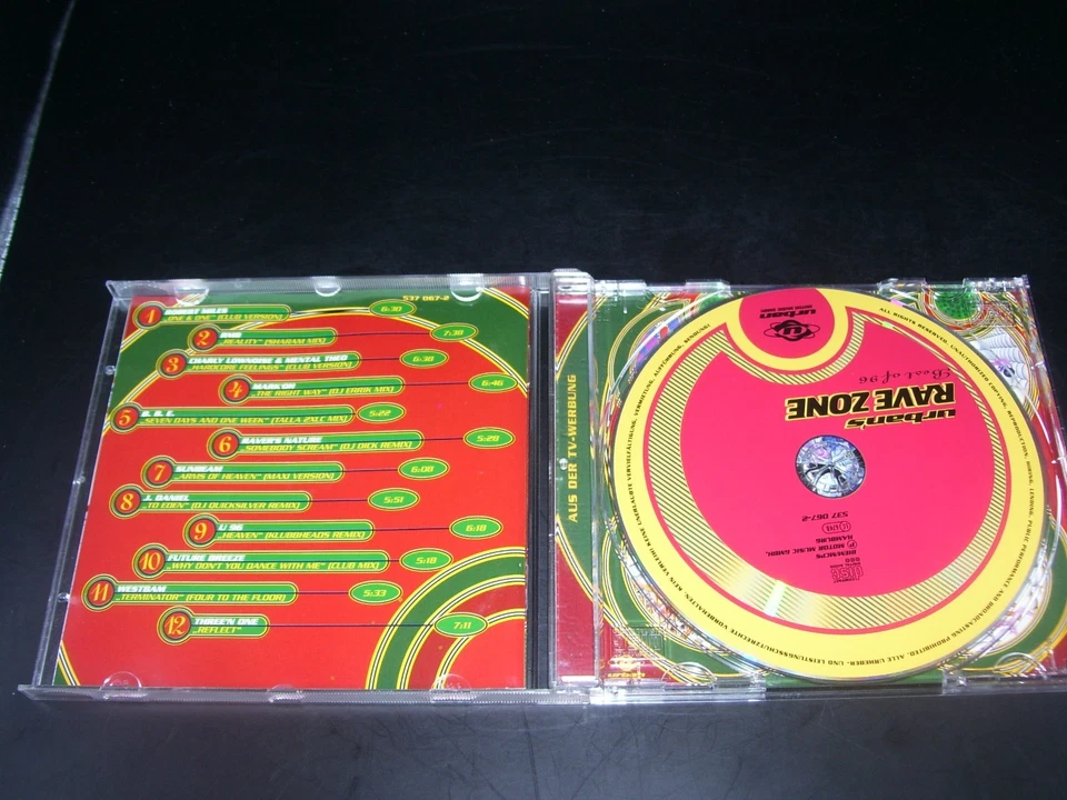 Urban's Rave Zone Best of 96 * Happy Hardcore / Rave  CD 1996 Germany * - Bild 2 von 3
