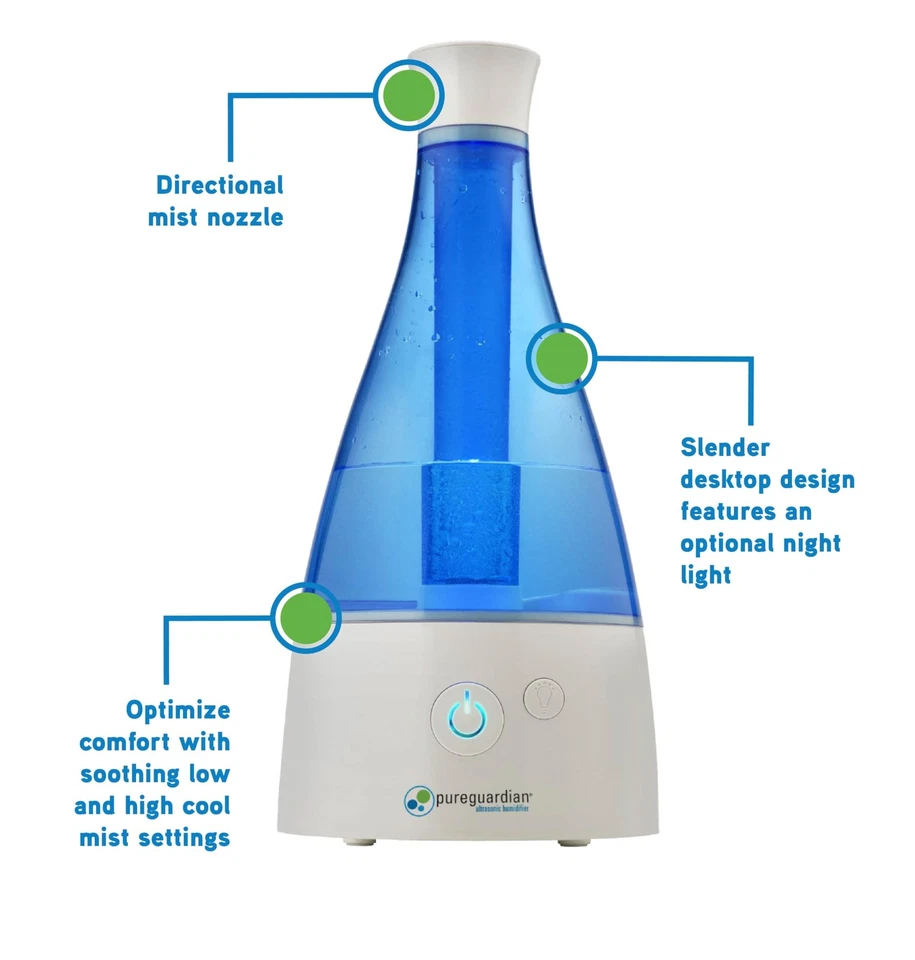 Guardian Technologies Pure Guardian H940 Ultrasonic Cool Mist Humidifier, 30 - Image 3 of 4