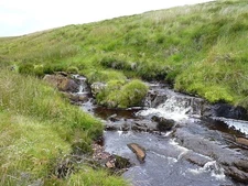 Photo 12x8 Small cascade on the Hirddu Fach Mostly this stream runs deep a c2017