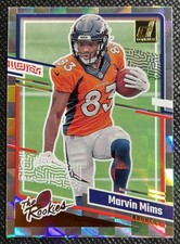 2023 Panini Donruss Marvin Mims #19 The Rookies RC Broncos