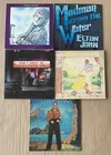 ELTON JOHN Lot of 5 early UK translucent red LPs  EMPTY SKY  Yellow Brick Madman