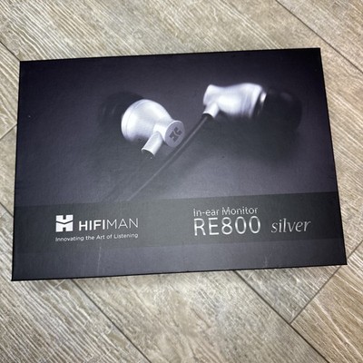 HIFIMAN RE800 Topology Diaphragm Dynamic Driver Hi-Fi Earphones (Earbuds)-Silver
