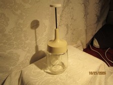 Vintage Plastic Chopper w/Glass Jar Made by G...