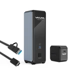 Dual M.2 NVMe SSD Enclosure USB3.2 Gen 2x2 20Gbps Support UASP Trim RAID 0