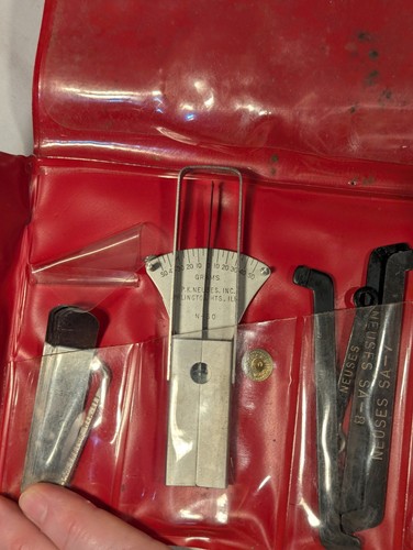 Neuses Relay Maintaining Adjusting Tool Kit, Levers, Scale Gauges - Not Complete