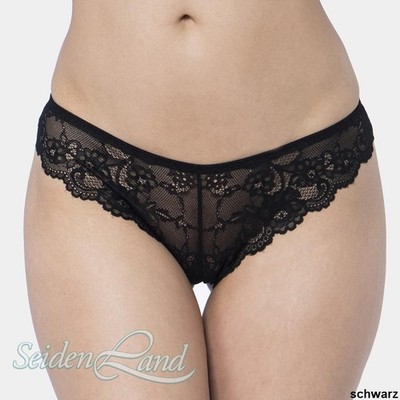 Brazilian String aus Spitze Tempting Lace schwarz beere apricot von Triumph