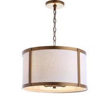 JYL3510B Thatcher 17" Metal Pendant Contemporary,Transitional Dimmable,2700K ...
