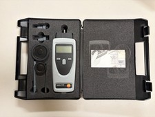 Testo 470 Digital Tachometer Optical Contact RPM Meter Kit, 0563 0470