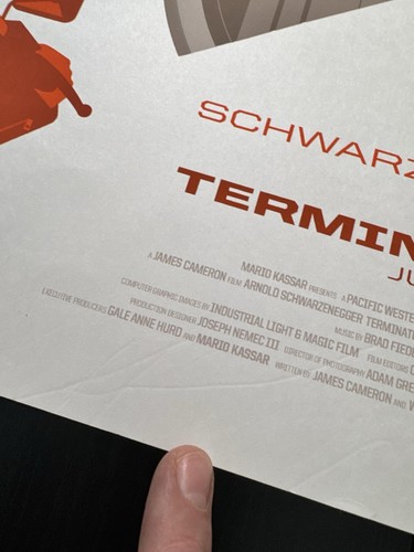 Terminator 2 T2 Tom Whalen - Rare sold out Mondo print 316/425 - Picture 17 of 23