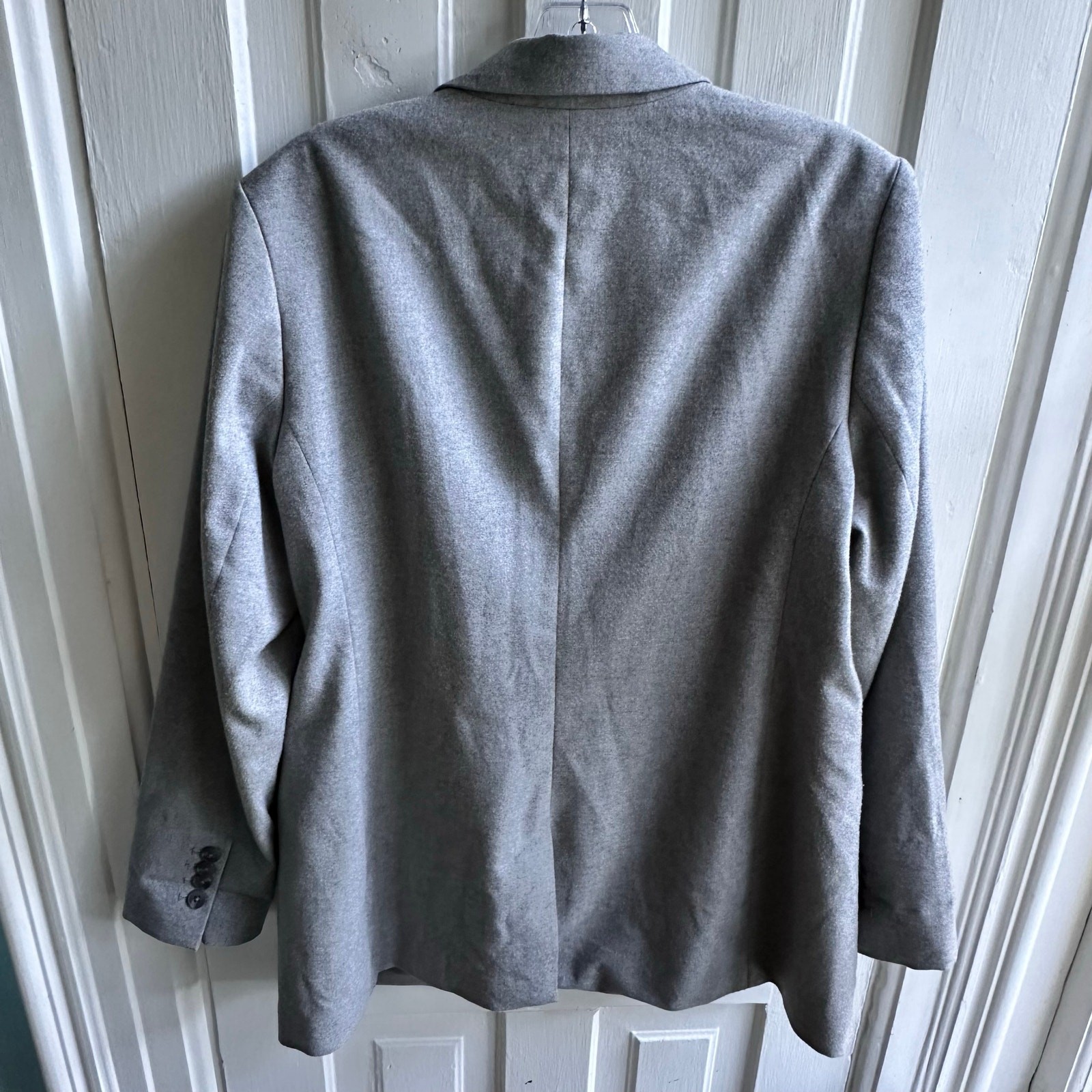 Express Single Button Blazer Jacket Gray - image 6