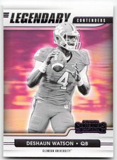 2021 Panini Contenders Draft Picks #1 Deshaun Watson Legendary Contenders Purple