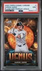 2025 Topps Chrome Cosmic #PPV-1 Aaron Judge Planetary Pursuit Venus PSA 9