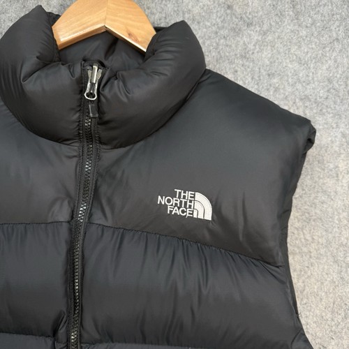 North Face Weste Herren Größe M Schwarz Nuptse 700 Daunen Körperwärmer Isoliert - Bild 6 von 18