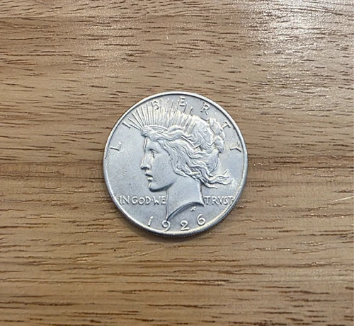 1926-S $1 PEACE SILVER ONE DOLLAR GEM BU