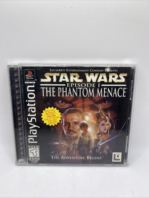 Star Wars: Episode I The Phantom Menace (Sony PlayStation 1, 1999) PS1 Complete 