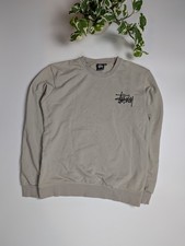 Stüssy Dice Crewneck Sweater Beige Gr. M - V...