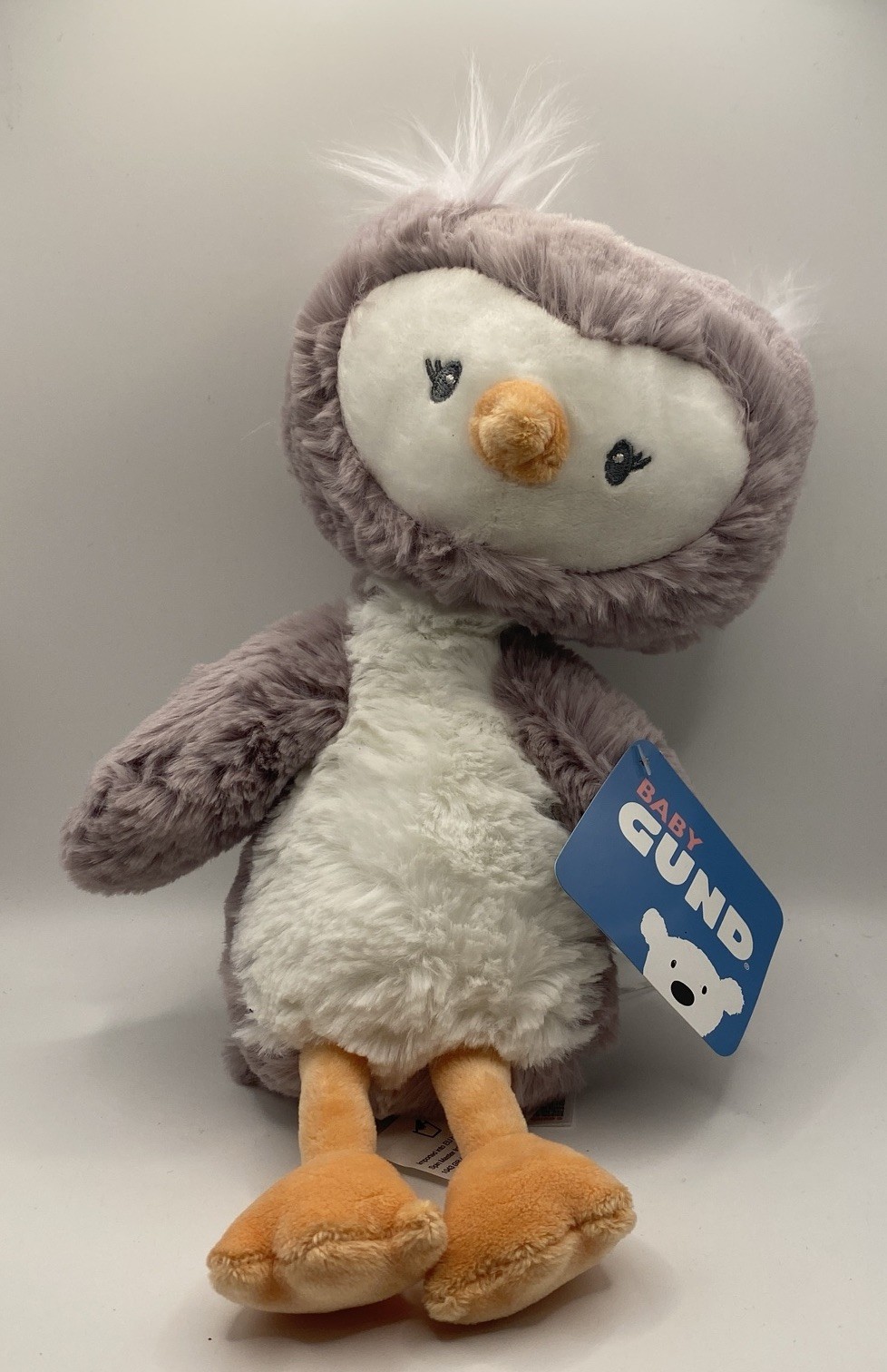 Baby Gund Toothpick Owl Plush 11" Stuffed Animal Plushie