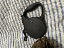 FLEXI RETRACTABLE COMPACT 2 TAPE/BELT DOG LEASH 16 ft Medium Up to 55 LBS