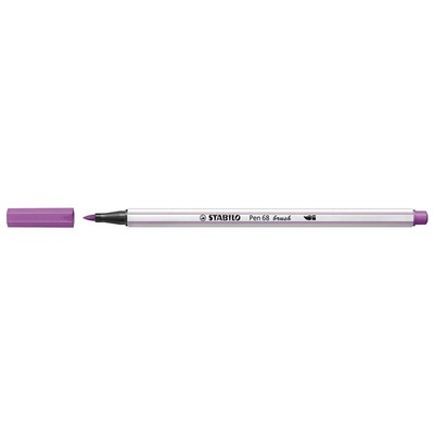 STABILO Pen 68 Brush Pens Pack of 3 Purple