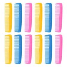 12 Pieces  Hair Combs Set for Kids Women Men  Plastic Fine Dressing Comb (,9106