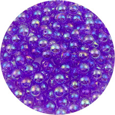 1000Pcs 6Mm Acrylic AB Colors round Beads Acrylic Beads round Spacer Beads with