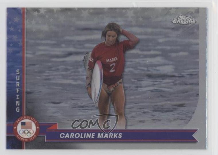 2024 Topps Chrome US Olympic & Paralympic Team and Hopefuls Caroline Marks 0rj8